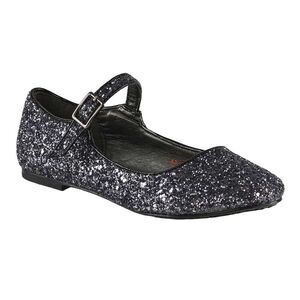 XY London Womens/Ladies Amanda Strappy Glitter Buckle Ballerina Flats / Pink